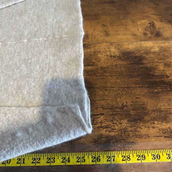 Mer Sea Open Cardigan Shrug Small Crop Medium Beige Wool Alpaca Quiet Luxury EUC - Picture 4 of 8